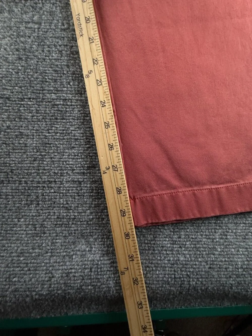 NWT J. Crew Factory Chino Pants 36x30 Red Classic Fit Slim Leg All Cotton Men